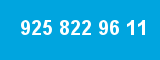 925 822 96 11